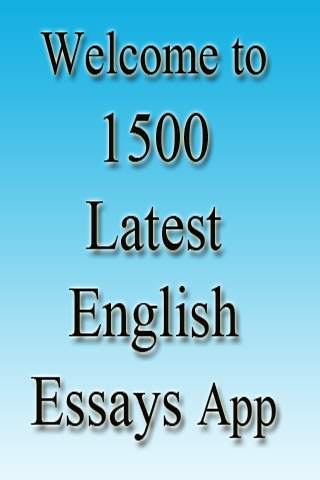 Latest English Essays скриншот 1