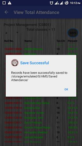 Attendance Management System screenshot 7