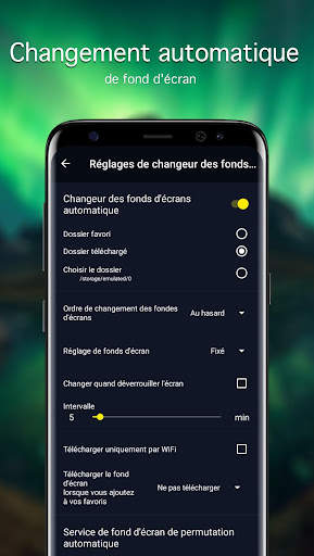 Aurores Boréales Fonds d'écran screenshot 4