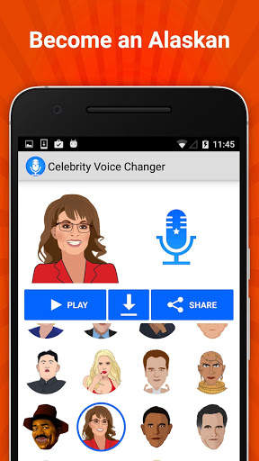Celebrity Voice Changer Lite screenshot 3