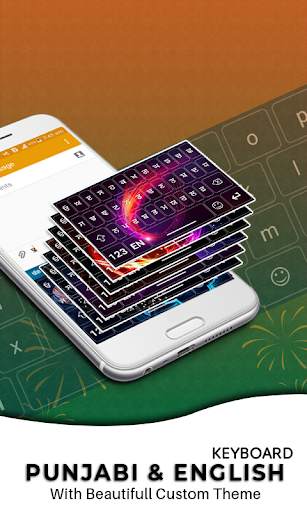 Punjabi Keyboard with English letters for android screenshot 2