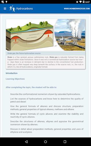 Hydrocarbons screenshot 1