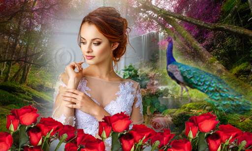Peacock Photo Frames 1 تصوير الشاشة