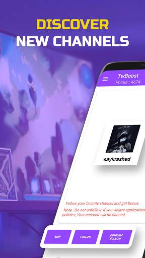 TwBoost - Free Followers for Twitch screenshot 1