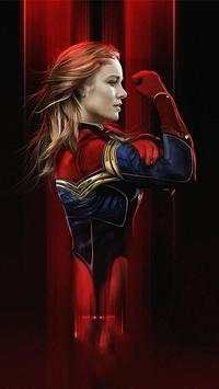 Captain Marvel Live Wallpaper screenshot 3