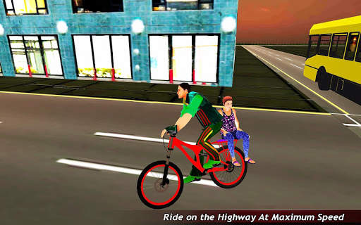 BMX Bicycle Taxi Game screenshot 12