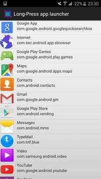 Long Press APP Launcher screenshot 2