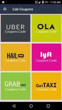 Cab Coupons for Lyft and Ola Taxi screenshot 2