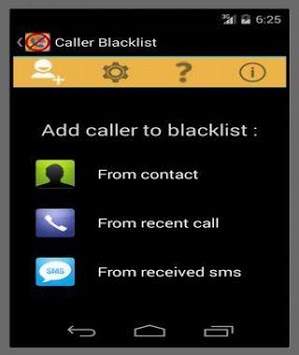 Calls Blocker Blacklist screenshot 1