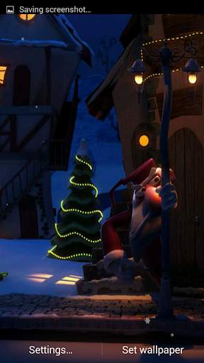 Christmas Santa 3D. Wallpaper screenshot 2