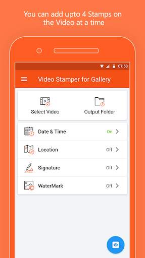 Video stamp: GPS, Timestamp, Logo video watermark screenshot 3