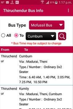 Thiruchendur Bus Info screenshot 5