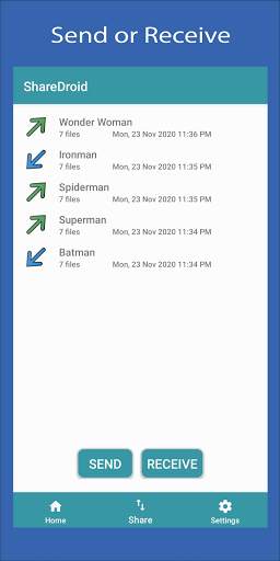 ShareDroid: File Sharing App(Indian - No Ads) screenshot 2