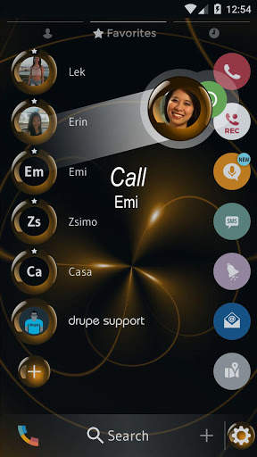 Sphere Orange Phone Theme screenshot 5