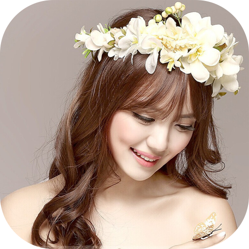 Flower Crown Photo Editor أيقونة