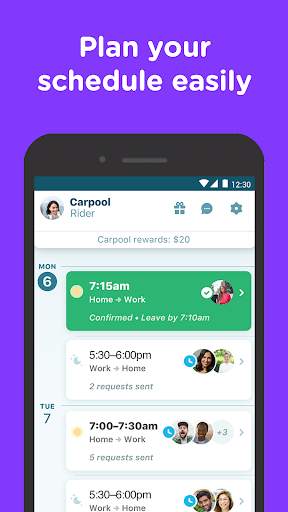 Waze Carpool - Ride together.  screenshot 2