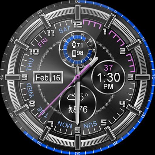 Chrono Shine HD Watch Face screenshot 17
