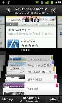NetFront Life Browser screenshot 4