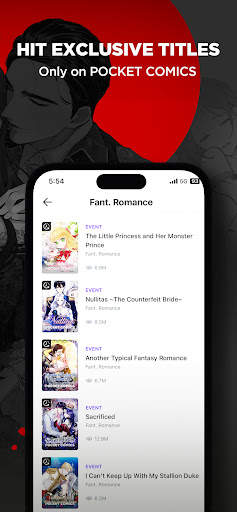 POCKET COMICS: Premium Webtoon screenshot 3