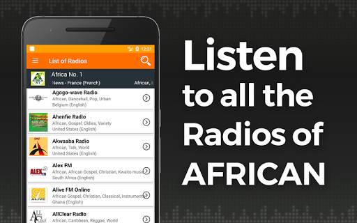Musik Afrika Radio screenshot 1