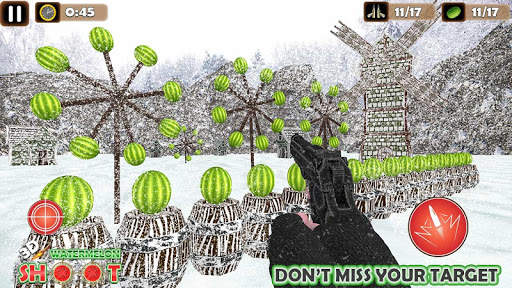 Target Watermelon Shoot 3D: Fruit Cut Games 2020 screenshot 3