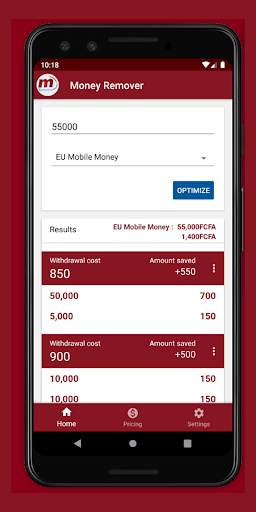 Money Remover screenshot 2