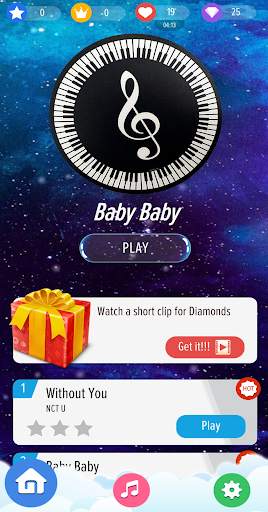Kpop Piano Magic Tiles Offline - All Korean Song screenshot 1