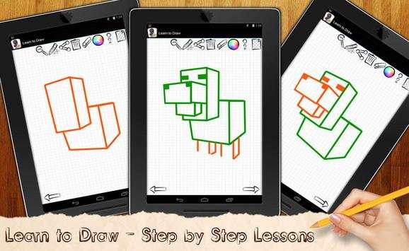 How to Draw Minecraft screenshot 5
