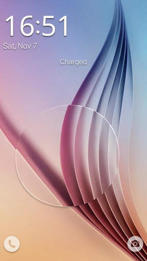 S6 WaterDroplet Locker screenshot 2