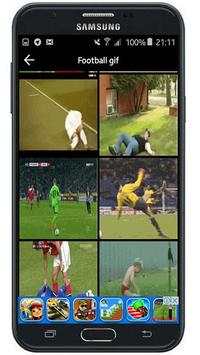 Funny clips of football gif screenshot 2