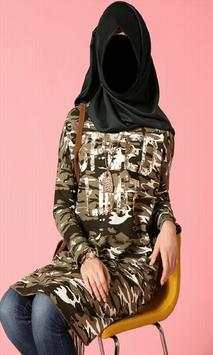 Hijab Lady Jeans Style Photo Frames screenshot 4