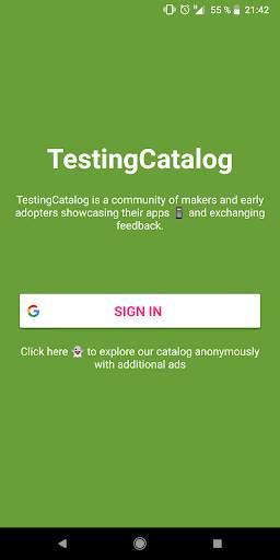 Beta Tester Catalog - Android Apps and Games screenshot 1