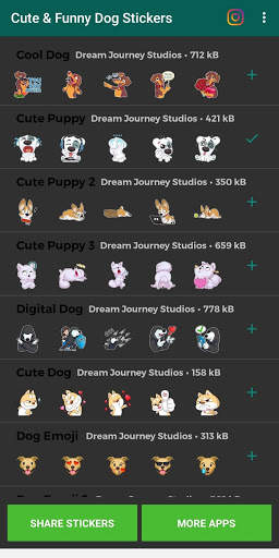 Best Cute & Funny Dogs Stickers For Whatsapp 🐶 screenshot 1