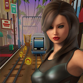 Temple Princess Girl Runner 3D :  Surf Run icon
