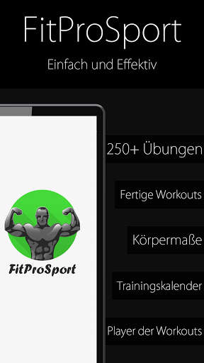 Fitnesstrainer FitProSport screenshot 1