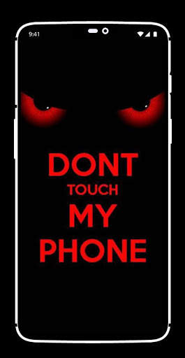 Don't Touch My Phone Wallpaper screenshot 7