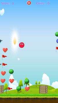 Red Aventure Candy Ball Jump screenshot 1