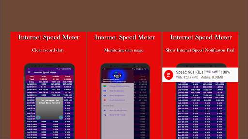 Internet Speed Meter ( Data Traffic Monitoring ) скриншот 7