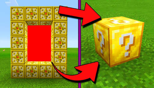 Lucky block mod for Minecraft screenshot 2