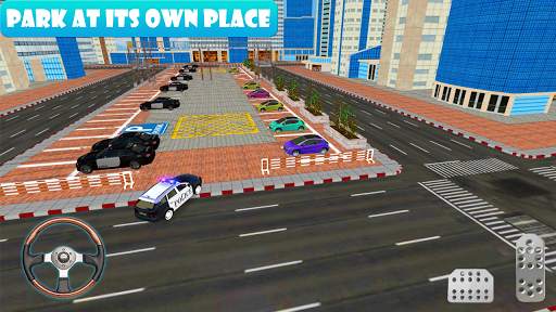 Cop Car Parking Hero: City Cops Driving Games 2018 screenshot 5