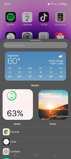 Launcher iOS 17 screenshot 6