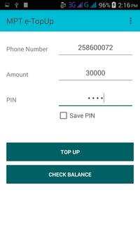 MPT E Top Up screenshot 2