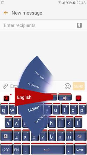 Oceanic Blue Keyboard screenshot 3