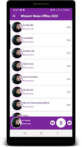 Wincent weiss Songs Offline 2020 screenshot 1
