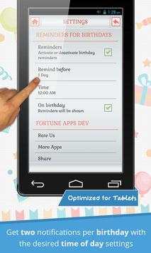 Birthday Reminder скриншот 4