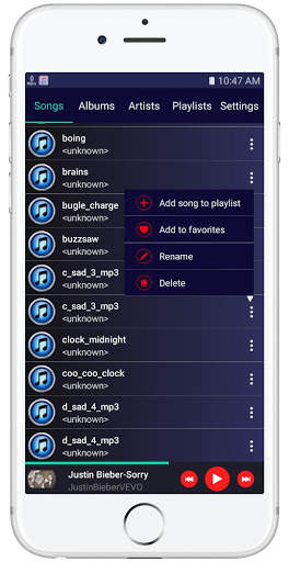 Audio Player 5 تصوير الشاشة