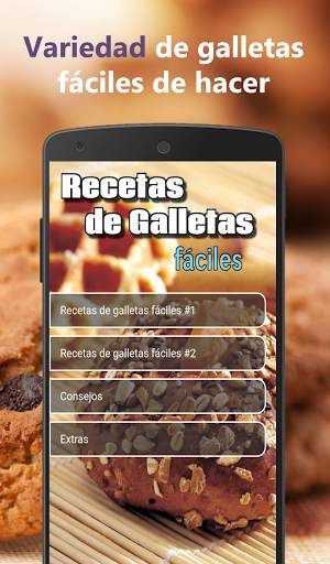 Recetas de galletas fáciles caseras en español screenshot 6