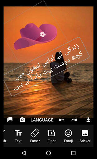 Text On Picture & Urdu Poetry On Photo screenshot 2