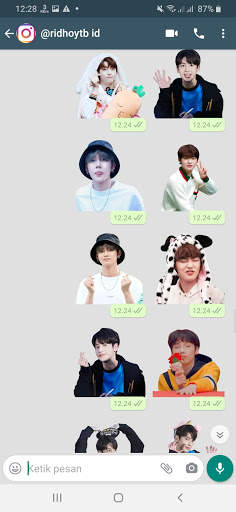 Stiker WA Tomorrow X Together KPOP WAStickerApps screenshot 3