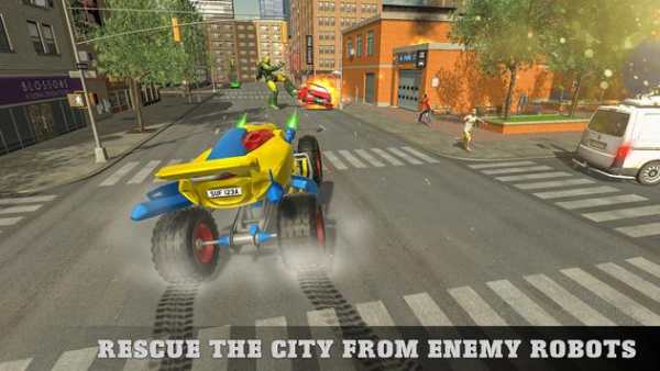 ATV Quad Racing Moto Robot Transformation Game screenshot 1